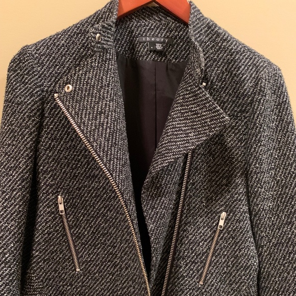 TEORY MOTO JACKET - SIZE 4 - Picture 10 of 14